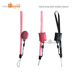 Japanese Mobile Phone Strap with a PVC cleaner 7mm Nylon Mobile Strap with screen cleaner