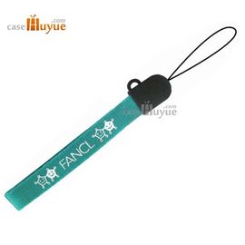 Mobile Strap for Promotion polyester webbing silk screen printting LOGO
