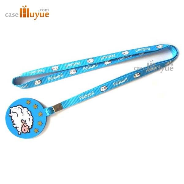 PVC Key Tag with Lanyard for promotion 10mm Promotion Lanyard with key tag China Factory